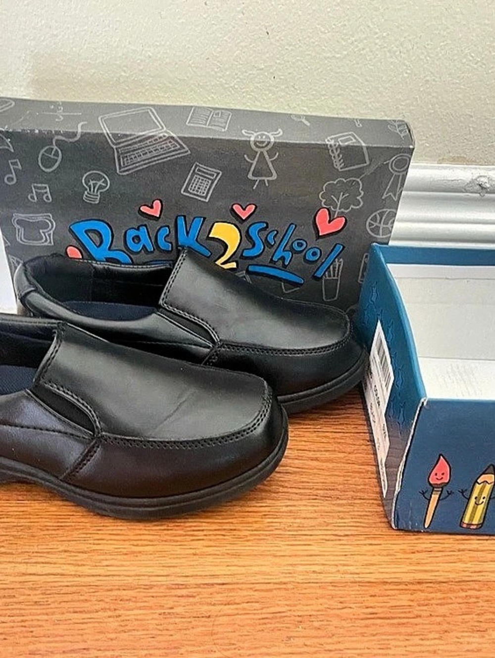 Hawke & Co. Boys' School - Kid Boys' Black School Shoes US 13 Like New